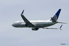 「SKY」 UNITED 737-800 N77295 離陸
