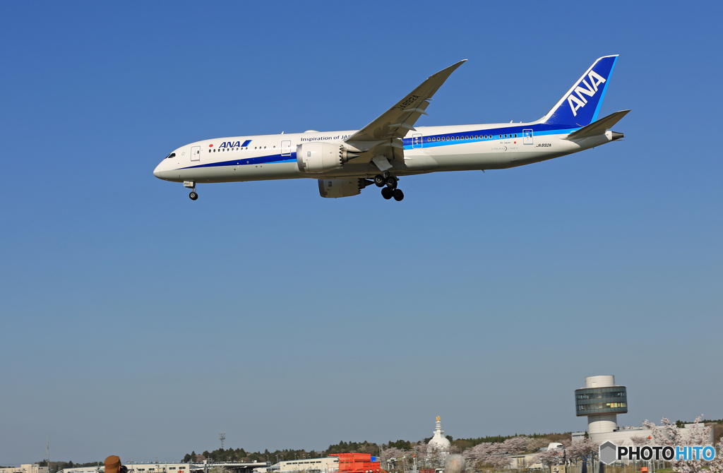 「そらー」 ANA 787-9 JA891A Landing