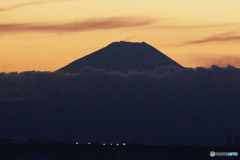 「東京湾」シルエット・富士山もいいね