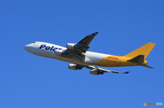 「蒼空」ポーラー 747-400 N452PA  出発