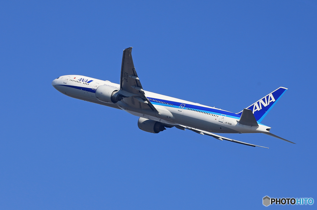 「すかい」ANA 777-381 JA783A Takeoff 