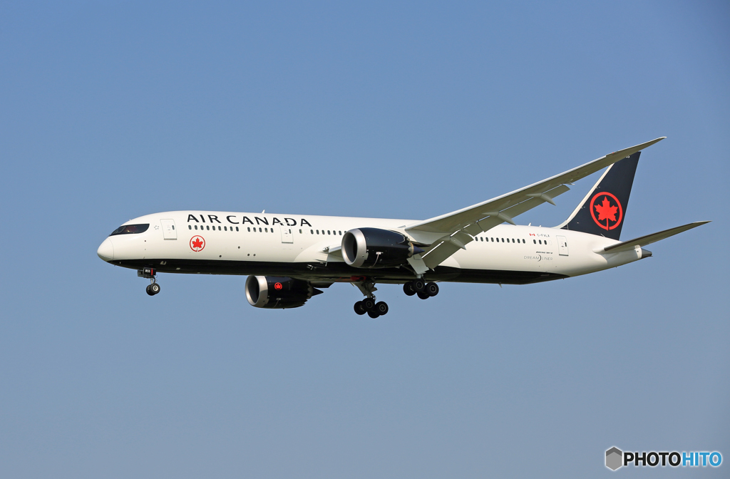「そらー」 AIR CANADA B787-9 C-FVLX 着陸します