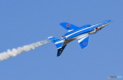 ☮休憩ﾀｲﾑ（767) ブルーインパルス・背面飛行の⑥番機