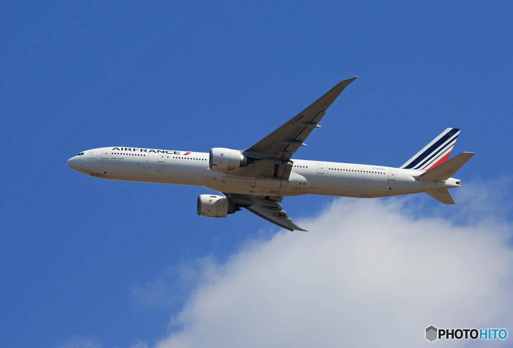 「SKY」 Air France 777-200 F-GSQD ☮Takeoff