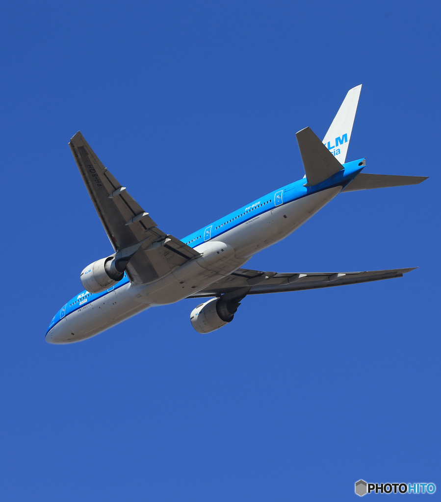「そらー」 KLM 777 PH-BQH Takeoff 