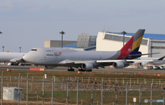 「SKY」Asiana Cargo 747-400 Takeoff 