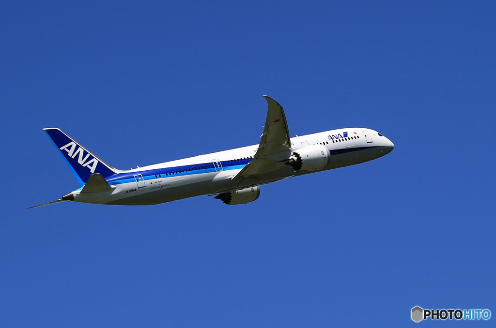 ☀「あおぞら」ANA 787-9 JA884A Takeoff