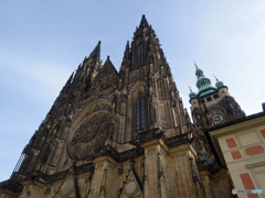 チェコ　(37)　プラハ城の天辺