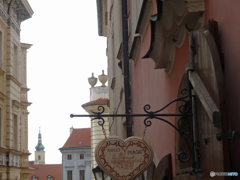 プラハ（３１０）思わずスイーツの看板⁉