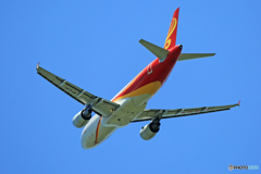 「そらー」 香港航空 A320-214 B-LPI 飛行