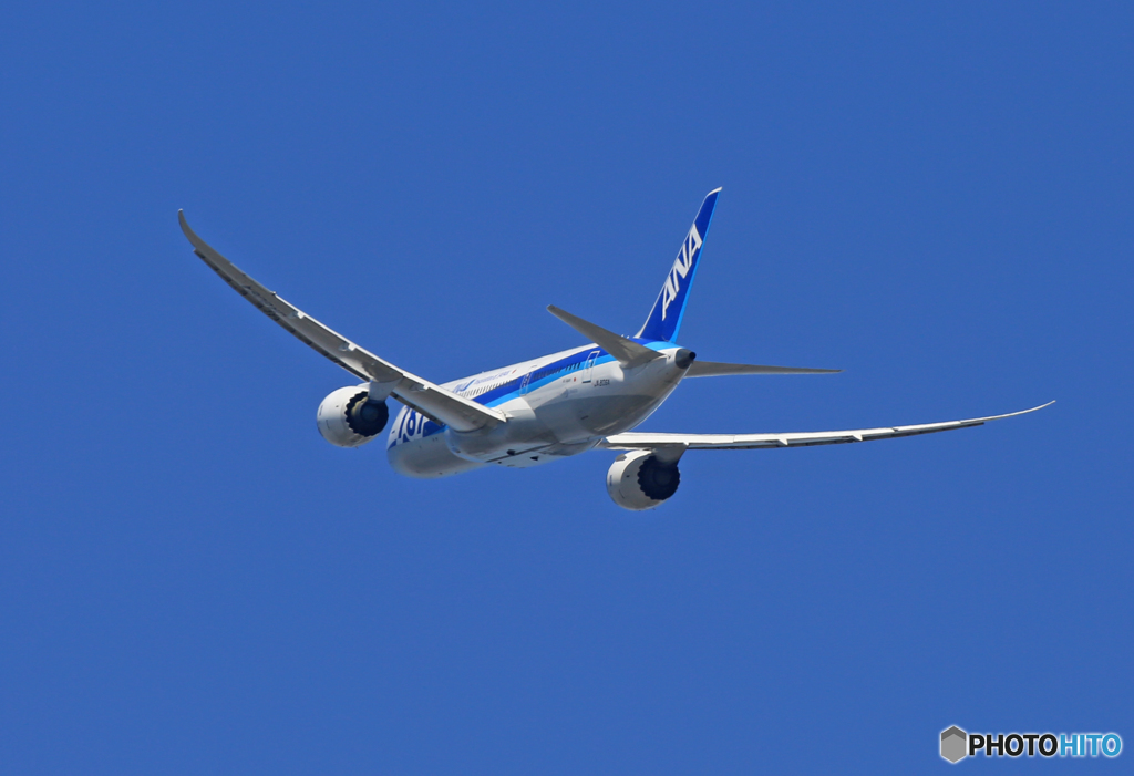 「良い天気」 ANA 787-8 JA806A Takeoff 