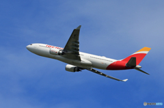 「はれー」IBERIA A330-202 EC-MNL 離陸します