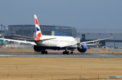 「真青の空」 British 787-9 G-ZBKI 出発です 