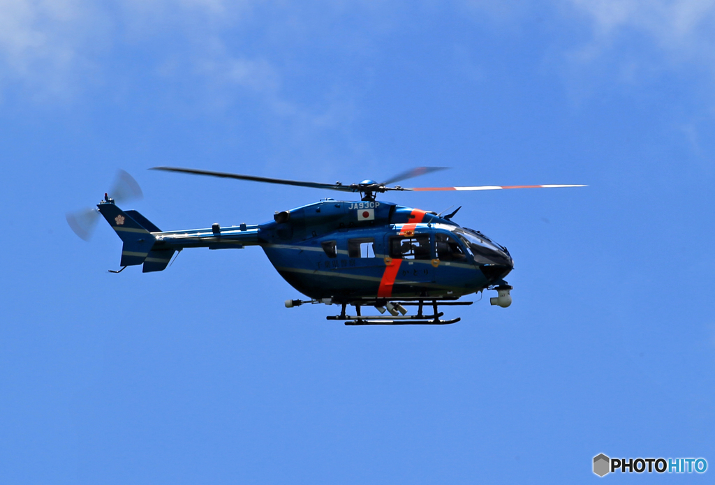 ☀「あおぞら」県警ヘリ　川崎BK117-C2 JA93CP