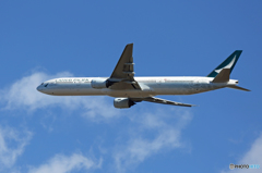 「SKY」 Cathay 777-367 B-HNK Takeoff