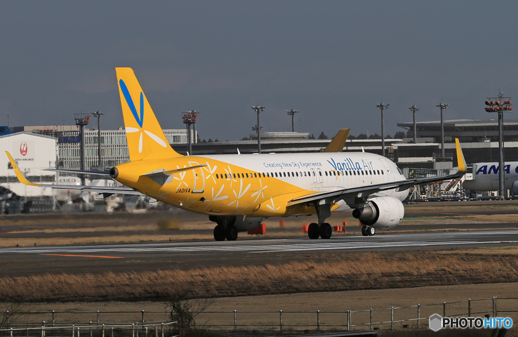 「晴れ」? バニラ航空は早めに撮りましょうか？