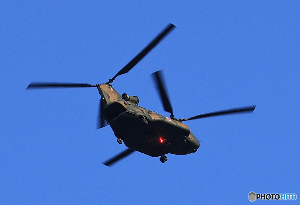 「青い日」☮チヌーク　☮CH-47JA☮