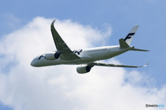 「晴れ」 Finnair A350-941 OH-LWA 飛び立ちです 