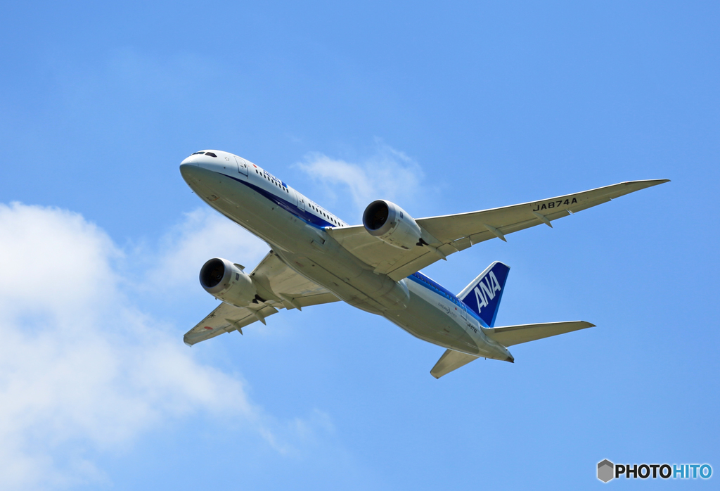 「良い空～」 ANA 787-8 JA874A Takeoff 