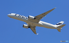 「SKY」 Finnair A350-941 OH-LWC 離陸です