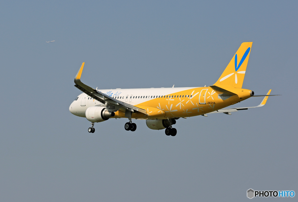 「そらー」 バニラ A320-214 JA12VA Landing