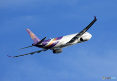 「真青の空」 Thai A330-343 HS-TEN Takeoff