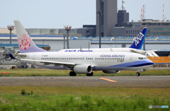 ☮Air China 737-8AL B-18665 ✈出発です。