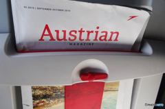 ウイーン空港・Austrian航空のAirbusに乗る