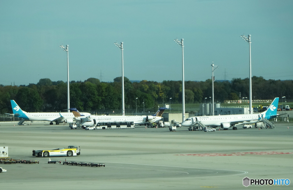 『すかい」ミュンヘン国際空港 の 風景