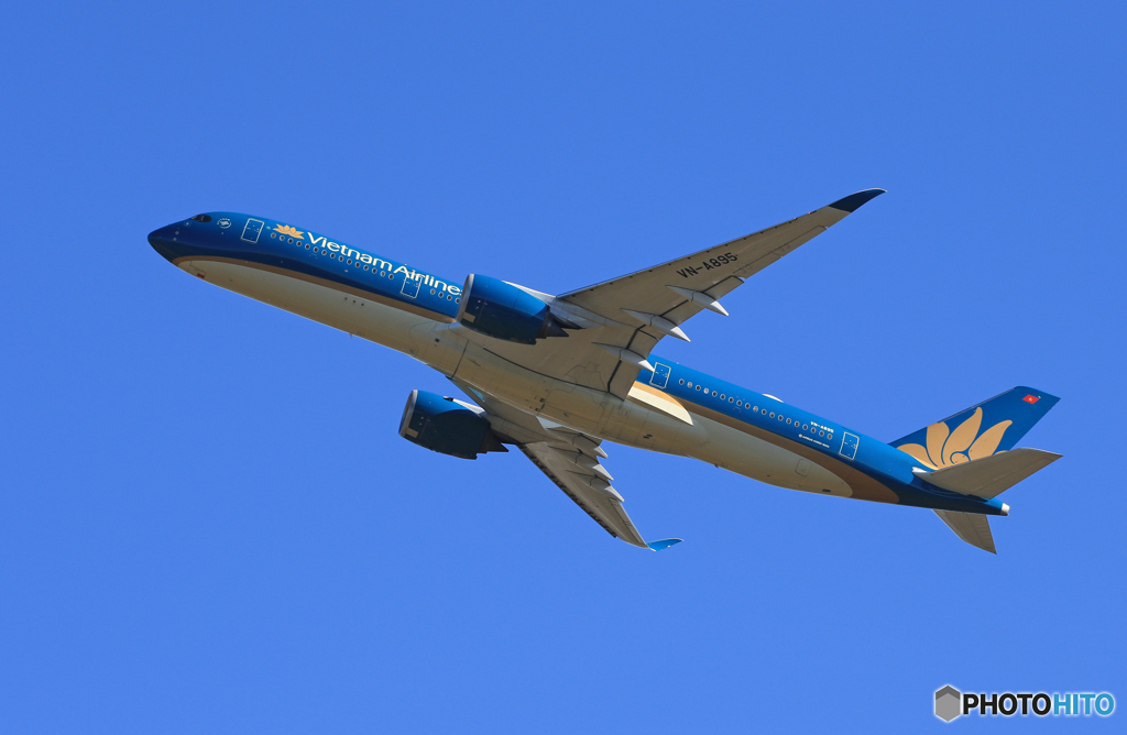 「ブルー」Vietnam A350-941 VN-A895 Takeoff 