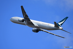 「蒼空」 CATHAY 777-367 B-HNF Takeoff