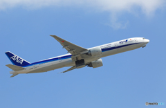 「そらー」 ANA 777-381 JA736A 出発です 
