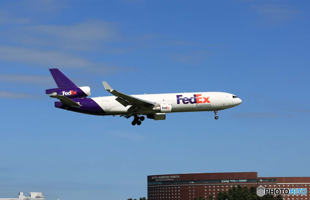 「青色が好き」 FedEx MD-11 N528FE 着陸