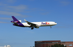 「青色が好き」 FedEx MD-11 N528FE 着陸