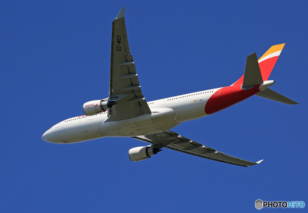 「群青」 IBERIA A330-202 EC-MSY Takeoff