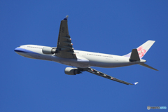 「あおいそら」  China A330-302 B-18351  Takeoff