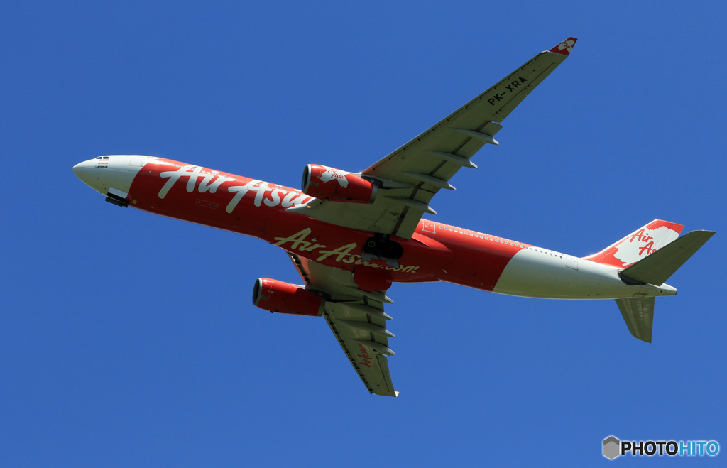 「SKY」Air Asia A330-343 PK-XRA Takeoff 