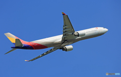 「良い空～」 ASIANA A330-323 HL7746 Takeoff