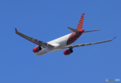 「青が大好き」 Lion Air A330-343 HS-LAJ 離陸