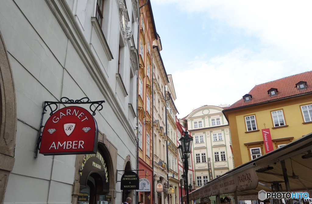 チェコ（５１３）プラハの街・お土産を探して歩く？　