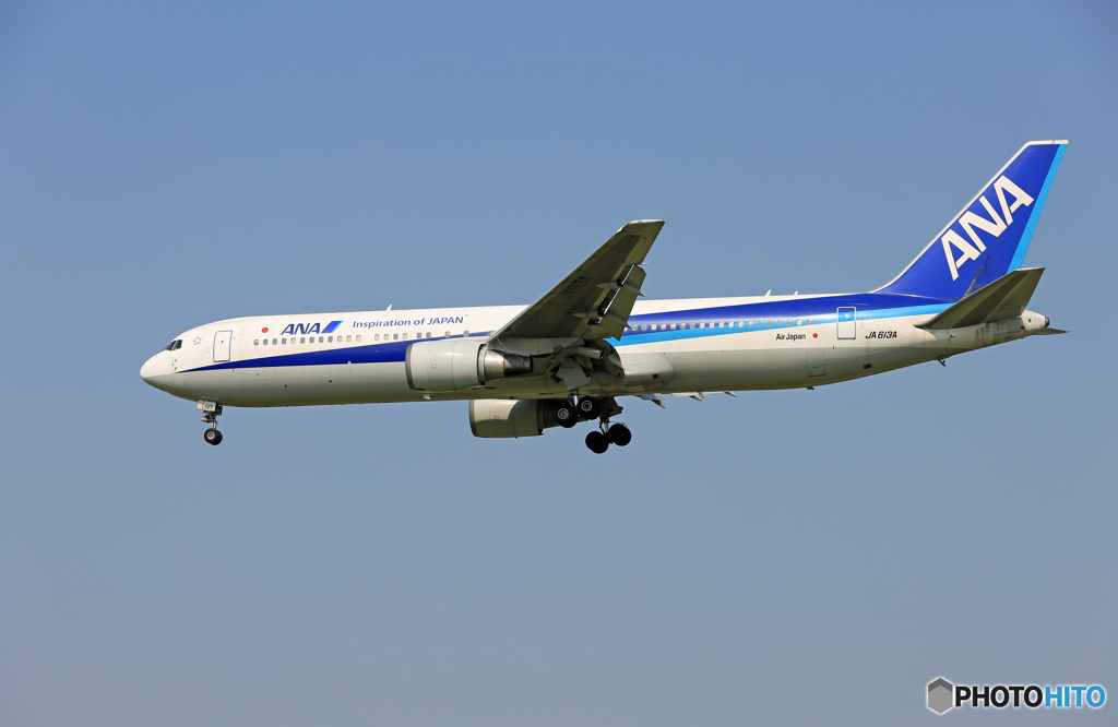 「空色」 ANA 767-381 JA613A 来た～