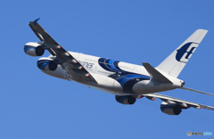 「すかい」マレーシアA380-841 9M-MRD Takeoff 