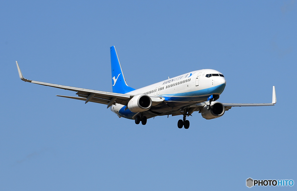 「良い空～」アモイ航空 737-86N B-5605