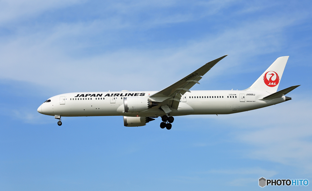 「青い空」が一番 JAL 787-9 JA866J
