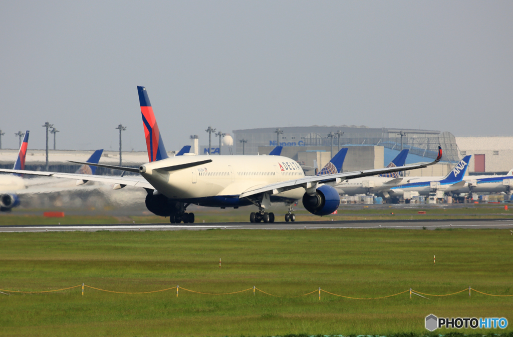 「SKY」 DELTA A350-941 N503DN 離陸します