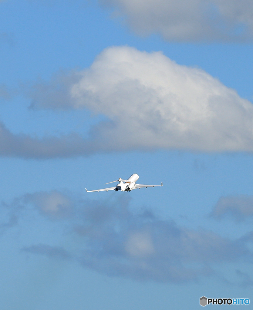 ☀「青い空」が一番 プライベート機 BD-700 N796GL
