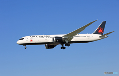 「ぶるー」 Air Canada 787-9 C-FRSR 到着
