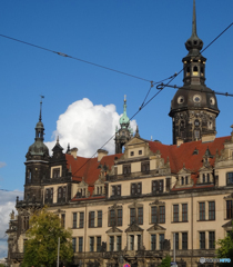 ドイツ （３３９） ドレスデンの青い空