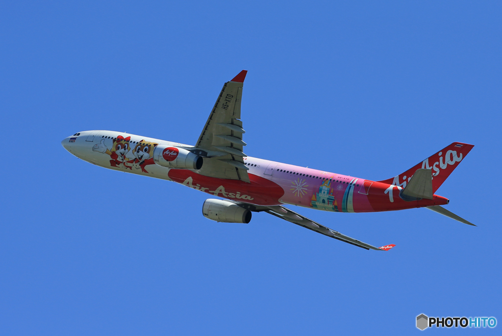 「群青色」Air Asia[ロッテワールド]特別塗装Takeoff　