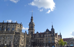 ドイツ（１３２）ドレスデンの青い空